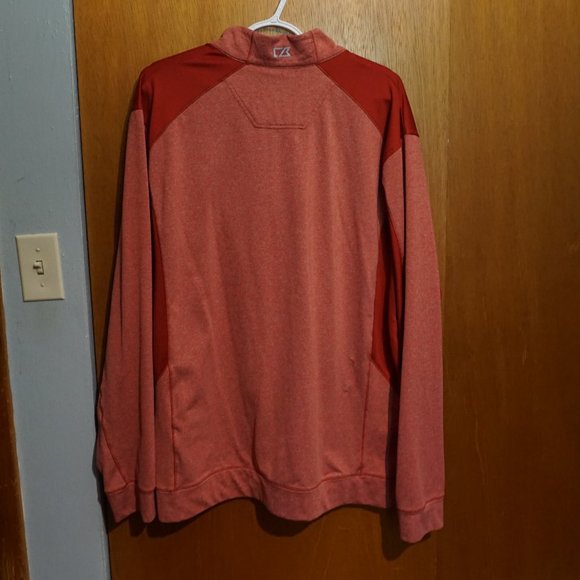 Cutter & Buck Performance Jacket - Extra Large Red Golf Pullover - Picture 3 of 3